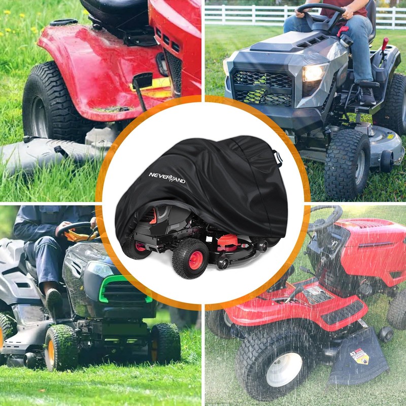 NEVERLAND Riding Lawn Mower Cover - Lawn Tractor Cover with