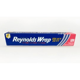 Reynolds Wrap Aluminum Foil Heavy Duty Roll, 12 inches Wide, 150 Sq Ft