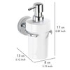 Wenko Zinc Die Cast, 22315100 Soap Dispenser Dispenser: Ceramic 11.5