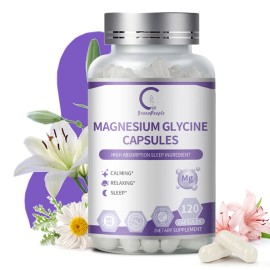 Magnesium Glycinate with Chamomile Capsules for calming Relaxing & Sleep