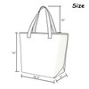 ZIYAHE Cat Canvas Tote Bag, Large Cute Tote Bag for