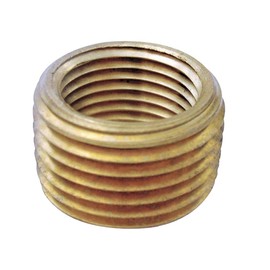 Homeplus+ 3/4 in. MPT X 1/2 in. D FPT Brass Pipe Face Bushing
