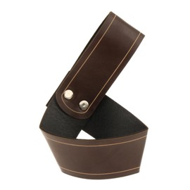 Sword Frog Holster PU Leather Carrying Holder Katanas Belt Hanger Sword Dagger Holster Rapier Scabbard Holder for Adult Men Cosplay, Brown