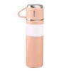 500ml Stainless Steel Vacuum Flask Set Portable Insulated Bottle with