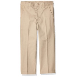 Classroom School Uniforms Girls' Big Flat Front Pants, Khaki, 8h