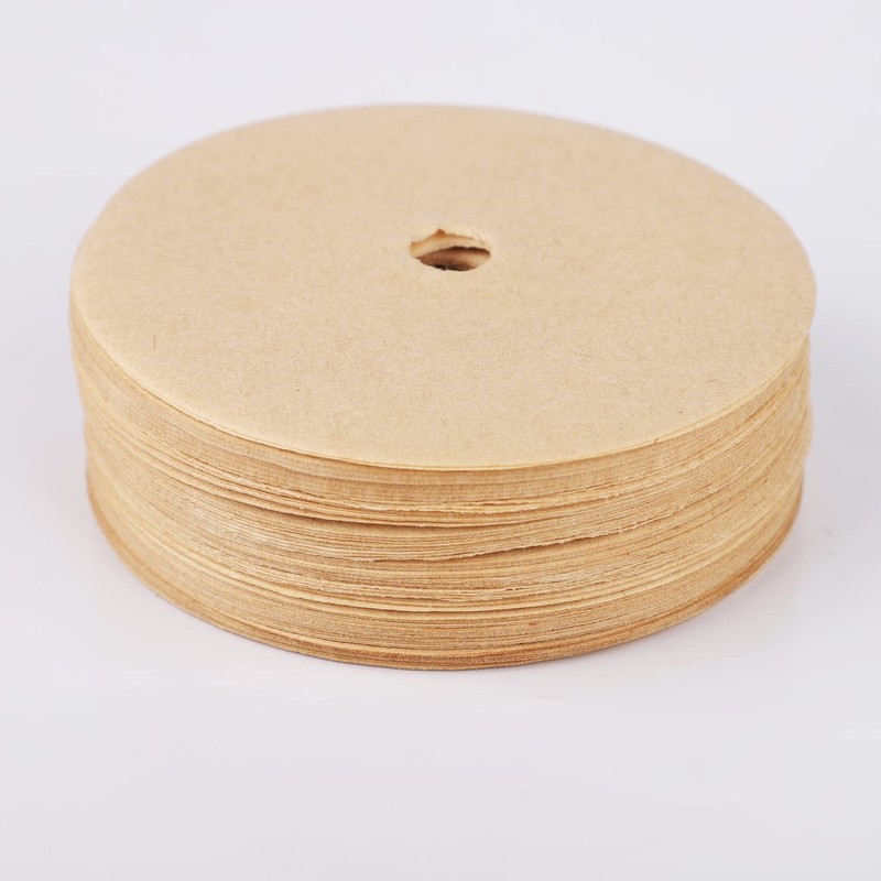 120pcs Round Coffee Filters, 3.75 Inch Coffee Filters Paper Unbleached