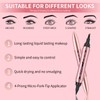 2024 New Magic Microblading Eyebrow Pencil,2-In-1 Dual-Ended Eyeliner And Eyebrow