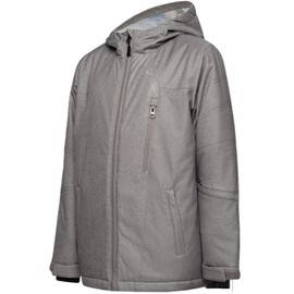 Arctix Kids' Insulated Printed Lining Cold Weather Everyday Jacket, Gravel Heather, Medium