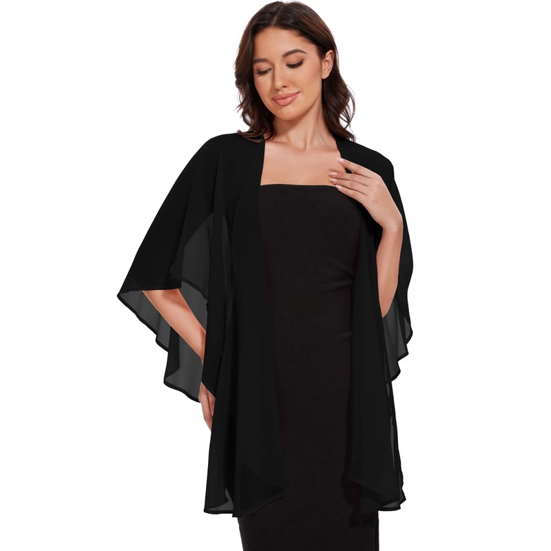 Shawls and Wraps For Evening Dresses Womens Chiffon Scarf Wedding