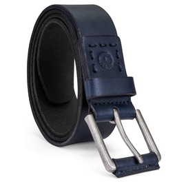 Timberland Casual Leather Classic Men Everyday Belts, Navy Blue, 34