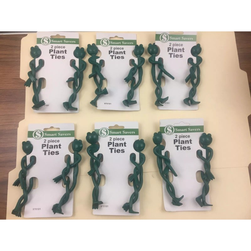 Smart Savers Plant Frog Ties Clip Strip 6 CARDS OF