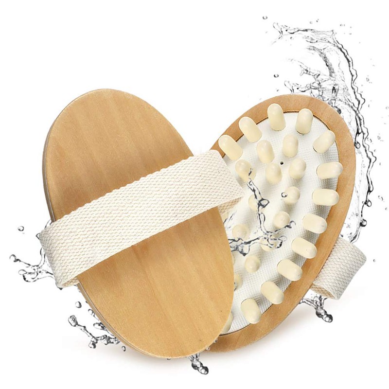 Natural Wooden Massage Body Brush for Cellulite and Improve Lymphatic