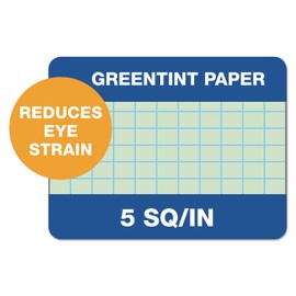 TOPS 35500 Engineering Comp Pads, 3HP,Rld,100 Sh,8-1/2-Inch x11-Inch,GN