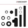 KIRCHHOFF Design Siphon, Matt Black Drain, Drain Fitting for Sink