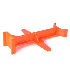 MOTO4U - Soporte para horquilla de bicicleta (25 cm), Anaranjado