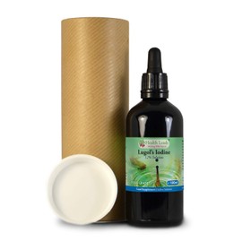 Health Leads ...Working With Nature Lugols 12% Iodine Solution 100ml, High Strength, True 12% Liquid Formulation, Bulb Pipette for Easy & Accurate Dispensing, Formulated & Made in Wales