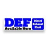 Diesel Exhaust Fluid Vinyl Banner (Size Options) Medium - 30x96