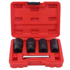 Nut Extractor Socket Set Broken Damaged Bolt Remover Sleeve Removal Hand Tool