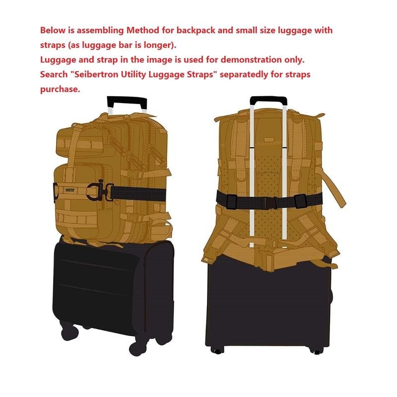 Seibertron Falcon Water Repellent Hiking Camping Backpack Compact Pack Summit