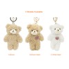 Zitokin Cute Bear Keychain for Backpacks, 2 Pcs Teddy Bear