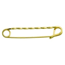 Perri's Gold Twisted Stock Pin, Gold Plated, One Size