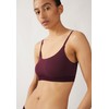 ARMEDANGELS TOVAA Women's Fitted Bra, Cranberry Juice
