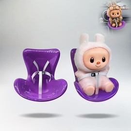 Accessories for Dolls, Have a seat for Doll, Doll Vent car seat,Suitable for displaying and Protecting Dolls（NO Dolls） (Purple)