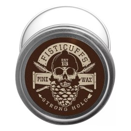 Fisticuffs Cera De Bigote Fuerte Con Aroma A Pino, 1 Onza La