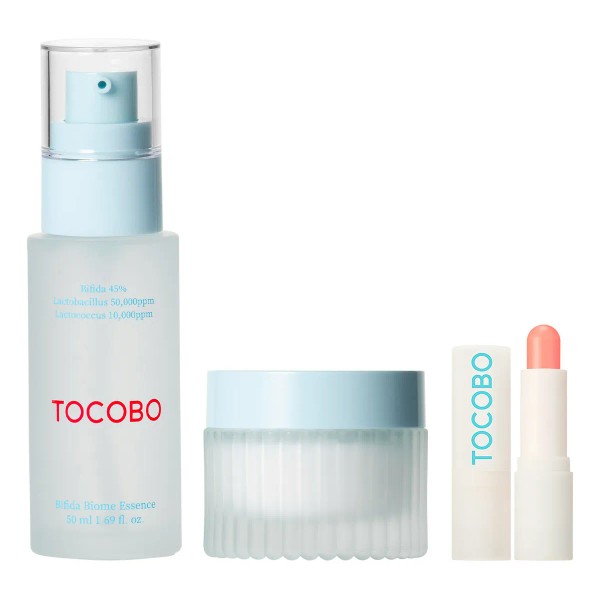Set Cuidado Facial Y Labios 3 Pzs Tocobo