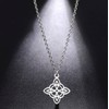 UNIFT Witch Knot Necklace for Women Stainless Steel Irish 4