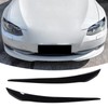 2 Pcs Headlight Eyebrow Headlamp Eyelid Cover Trim Frame Decal