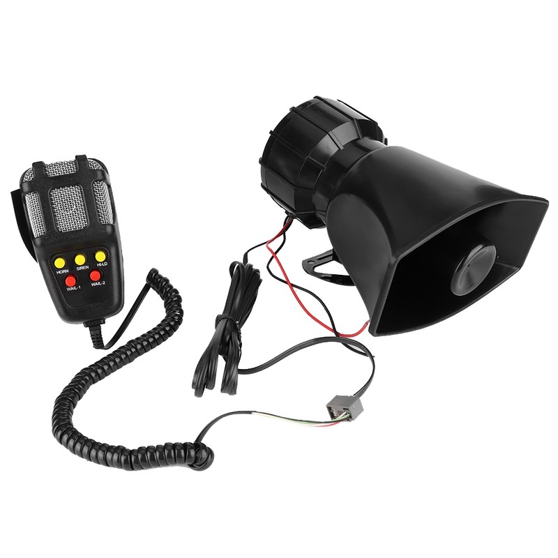 115-130db Super Loud Car 5 Tone Warning Alarm Siren Horn