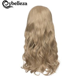 Cybelleza Clip-In Extensions 8-Piece Set Hairpiece Hair Extensions Wavy Hair Thickening Like Real Hair Synthetic Hair Curly Wavy Hair Voluminous Heat Resistant Long Natural Blonde