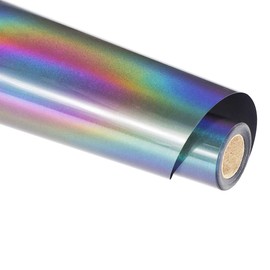 guangyintong Rainbow Reflective Heat Transfer Vinyl Roll for T- Shirt (Reflective Rainbow 12 feet)