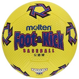 Molten FB201YHR Foot & Kick Baseball Certified No. 2 Ball YEL (Yellow)