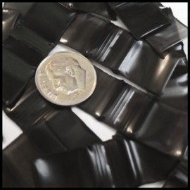 Mini Ziplock Baggies 1212-S Skinny Black Apple Brand 100 High End Quality Bags