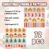 AnyDesign 82Ft Groovy Christmas Bulletin Board Borders Xmas Tree Santa