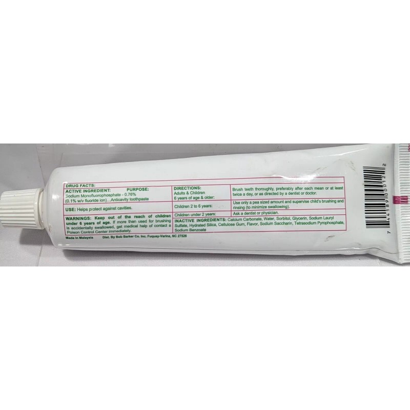 Nature Mint (3 PACK) Nature Mint Anticavity Fluoride Toothpaste -