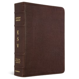 ESV Study Bible (Cowhide, Deep Brown)