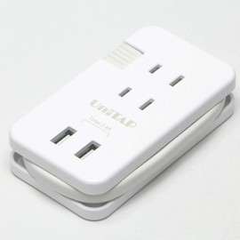 Princeton UniTAP PPS-UTAP10WH Compact USB 2 Port Power Supply Function Multi-Tap White