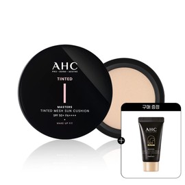 AHC (Hyundai Home Shopping) [AHC] Makeup Fit Masters Tinted Mesh Sun Cushion Original 15g + Refill 15g + (Free) Masters Sun Cream 10ml Cool Beige / (현대홈쇼핑) [AHC] 메이크업핏 마스터즈 틴티드 메쉬 선쿠션 본품 15g + 리필 15g+(증정)마스터즈 선크림 10ml 쿨베이지