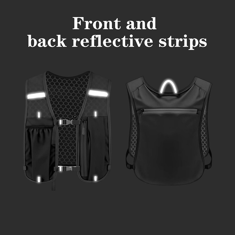 Running Vest for Men and Women, Ultralight & Breathable Hydration