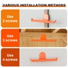 ZSLTLDU 1 Pack Backpack Blower Rack, Heavy Duty Anti-Scratch Leaf