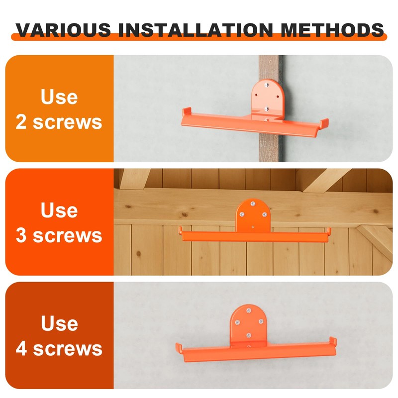 ZSLTLDU 1 Pack Backpack Blower Rack, Heavy Duty Anti-Scratch Leaf