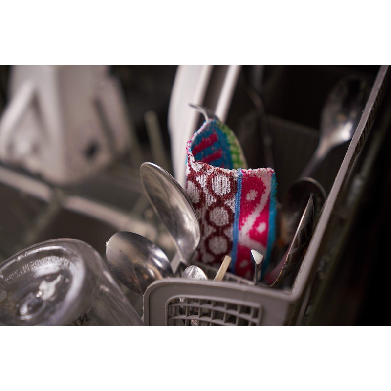 Skoy Scrub, 2-pack Reusable, Non-Scratching Dish Scrubber for Kitchen and