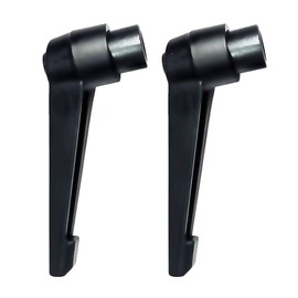 Anawakia Pack of 2 Adjustable Clamping Lever Handle Clamping Lever Thread Adjustable Handle Metal Machine Knobs Adjustable Attachment Handle (M8)