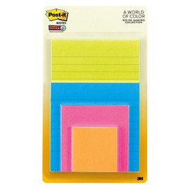 Post-it 703167 Assorted"Rio De Janeiro Collection" Super Sticky Note - Assorted Colour