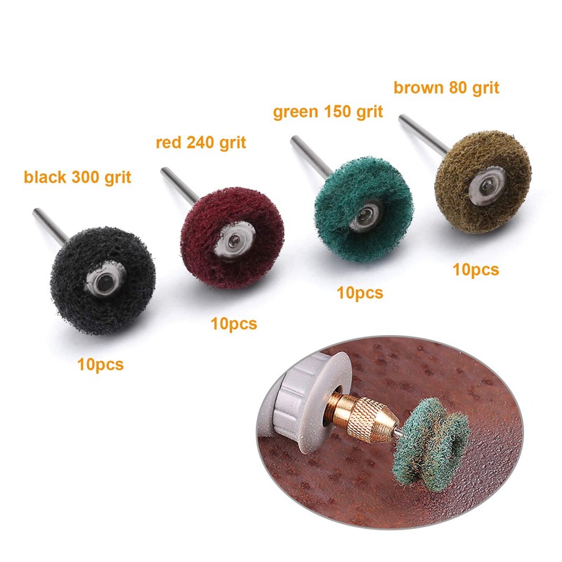 40pcs Sanding Disc Polishing Wheel Set for Dremel Rotary Tool