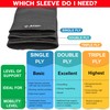 AQF Gym Knee Sleeves Weight Lifting – Single, Double &
