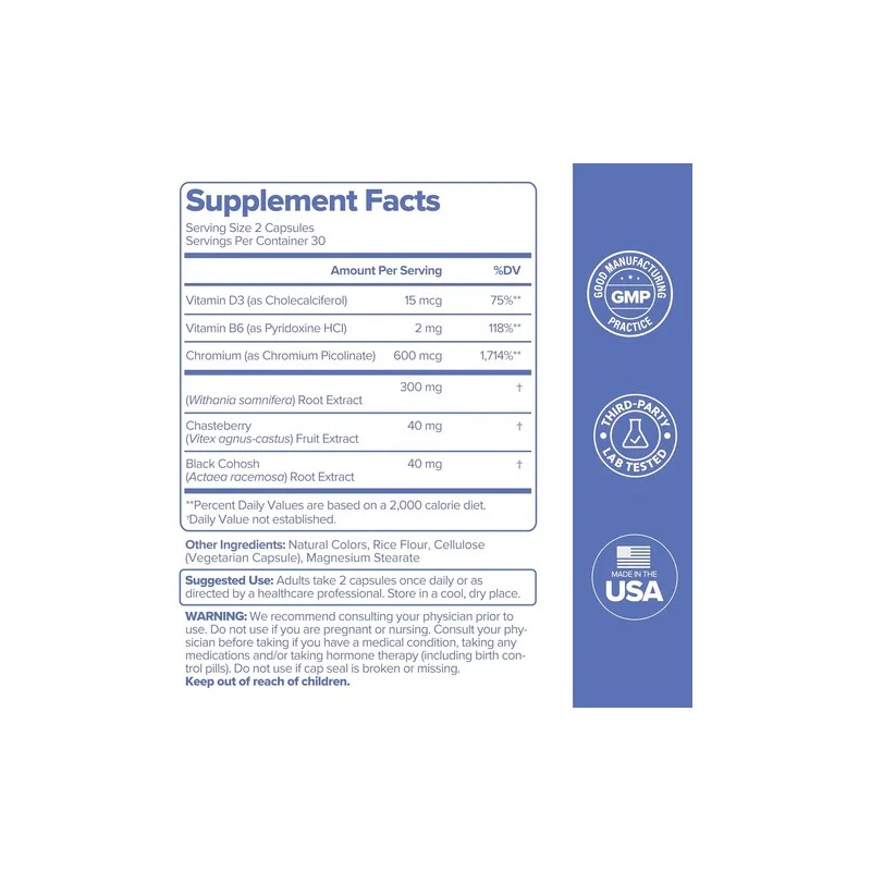 Meno Menopausia Vitaminas Para La Menopausia 2000mg 60caps